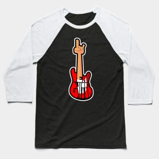 Lead Guitar Rock Band Baseball T-Shirt